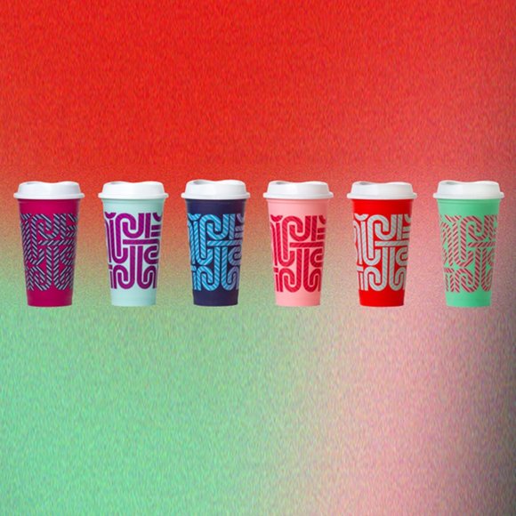 Starbucks 6-pk 2020 Colour Changing Hot Cup 16oz